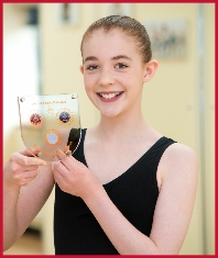 Teenage ballet dancer has her Melody Movement Grand Classique award
