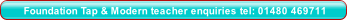  Foundation Tap & Modern teacher enquiries tel: 01480 469711   .