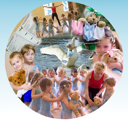 Photo depicting the magical world of Melody Bear through dance and movement copyright M Ewing