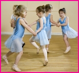 Photograph of Melody Movement dancers doing their First Ballet 