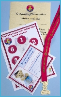 Foundation Ballet medal and Graduation invite