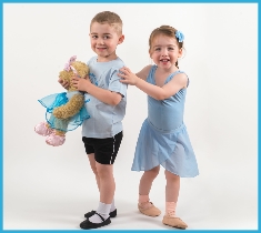 Photo of two Melody Bear dancers