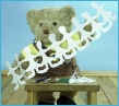 Melody Bear doing arts and crafts photo