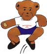 Graphic of Milligan Bear jumping 