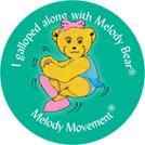 Graphic of dance award sticker copyright R Beeton J Ewing Melody Movement Early Learning