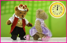 Photo of Melody Bear dressed up as Cinderella