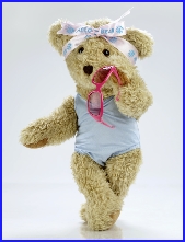 Melody Bear wearing sunglasses